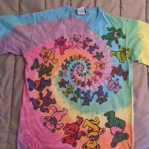 Vintage Grateful Dead Tee Dancing Bears LiquidBlue